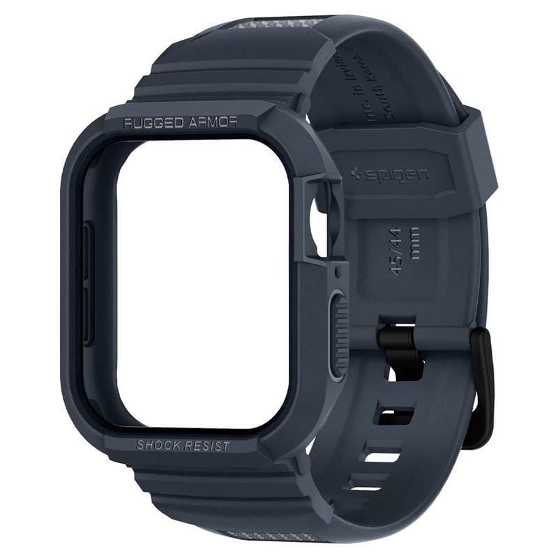 Чохол з ремінцем Spigen Rugged Armor Pro для Apple Watch 45mm/44mm Charcoal Gray (ACS00819)