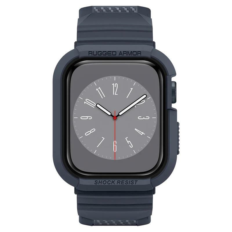 Чохол з ремінцем Spigen Rugged Armor Pro для Apple Watch 45mm/44mm Charcoal Gray (ACS00819)