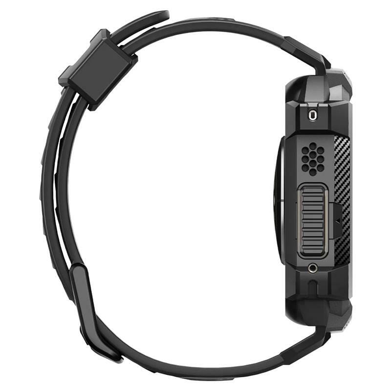 Чохол з ремінцем Spigen Rugged Armor Pro для Apple Watch Ultra 49mm Black (ACS05460)