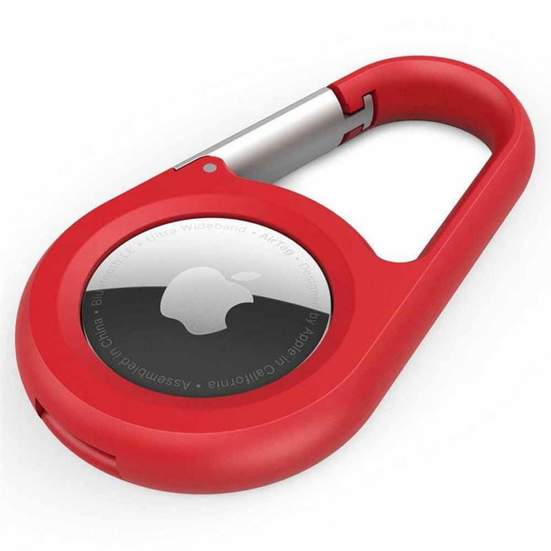 Чохол для трекера Belkin AirTag Secure Holder Carabiner Red (MSC008BTRD)