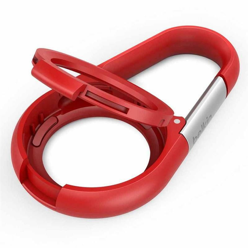 Чохол для трекера Belkin AirTag Secure Holder Carabiner Red (MSC008BTRD)