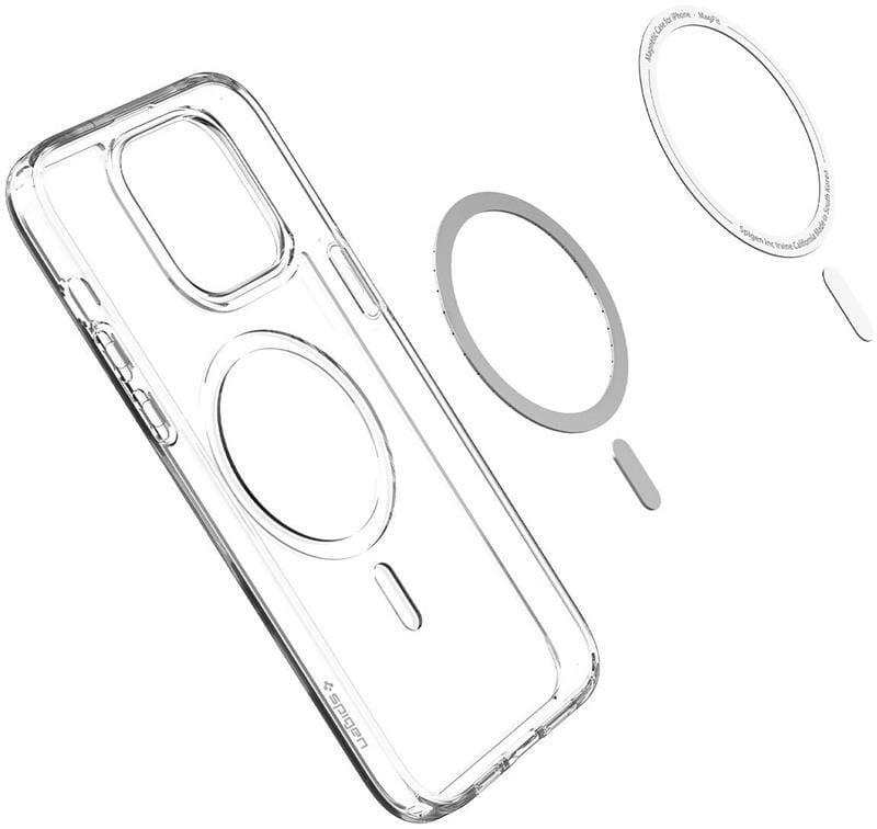 Чохол-накладка Spigen Ultra Hybrid MagFit для Apple iPhone 14 Pro Frost Clear (ACS05587)