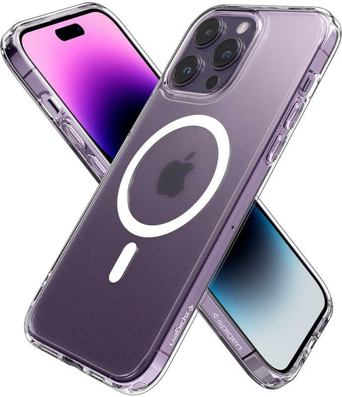 Чeхол-накладка Spigen Ultra Hybrid MagFit для Apple iPhone 14 Pro Frost Clear (ACS05587)