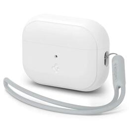 Чeхол Spigen Silicone Fit для Apple AirPods Pro 2 White+Gray Strap (ACS05811)
