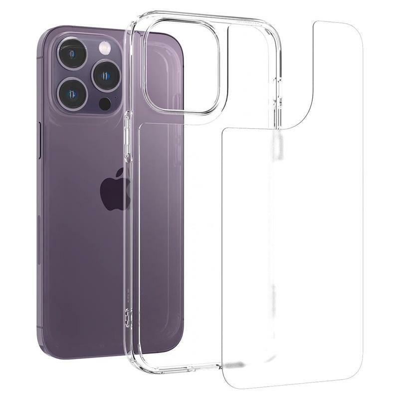 Чохол-накладка Spigen Quartz Hybrid для Apple iPhone 14 Pro Matte Clear (ACS04975)