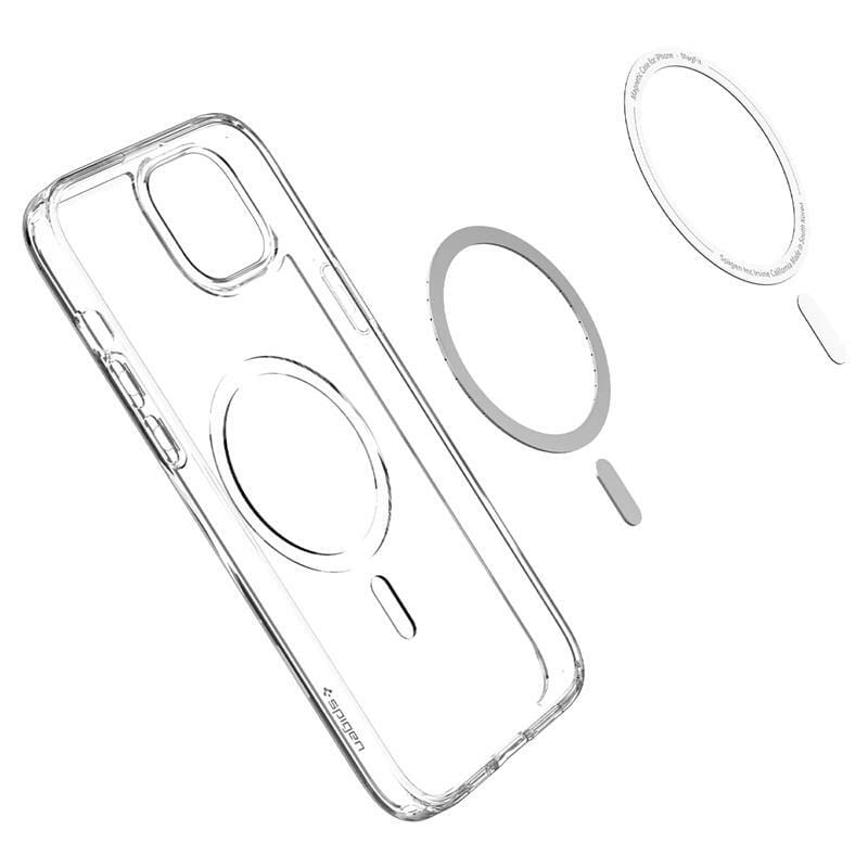 Чeхол-накладка Spigen Ultra Hybrid MagFit для Apple iPhone 14 White (ACS05048)
