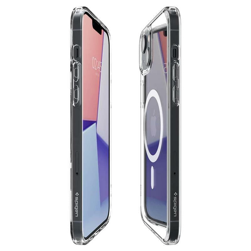 Чeхол-накладка Spigen Ultra Hybrid MagFit для Apple iPhone 14 White (ACS05048)