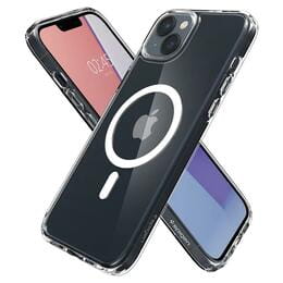 Чохол-накладка Spigen Ultra Hybrid MagFit для Apple iPhone 14 White (ACS05048)
