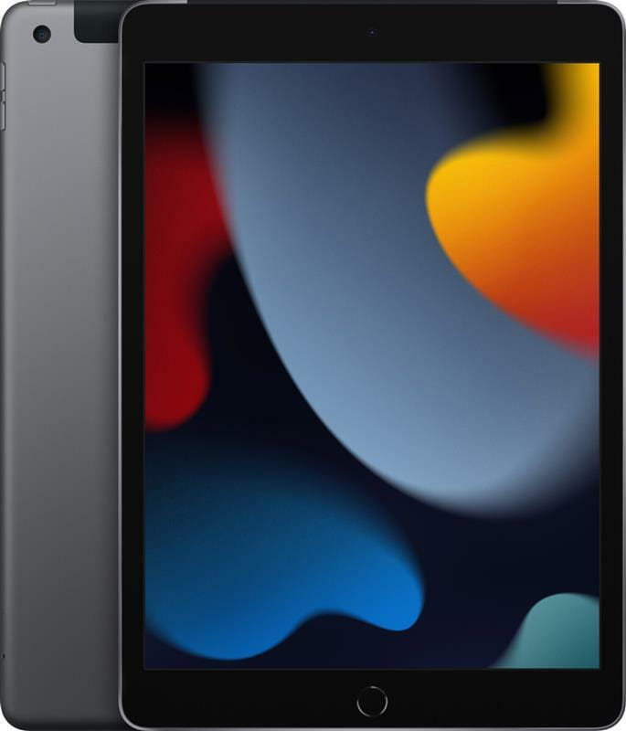 Планшет Apple A2604 iPad 10.2 (2021) Wi-Fi 4G 64GB Space Gray (MK473RK/A)