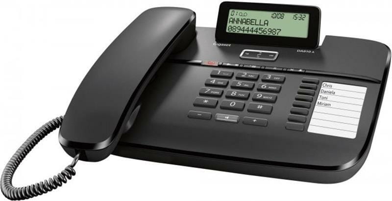 Проводной телефон Gigaset DA810A Black (S30350-S214-N101)