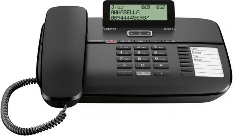 Проводной телефон Gigaset DA810A Black (S30350-S214-N101)