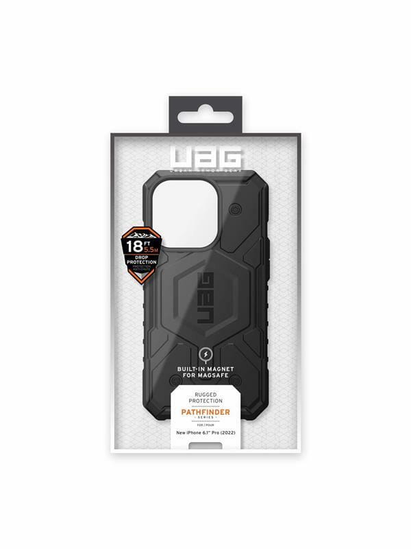 Чeхол-накладка Urban Armor Gear Pathfinder Magsafe для Apple iPhone 14 Pro Black (114054114040)