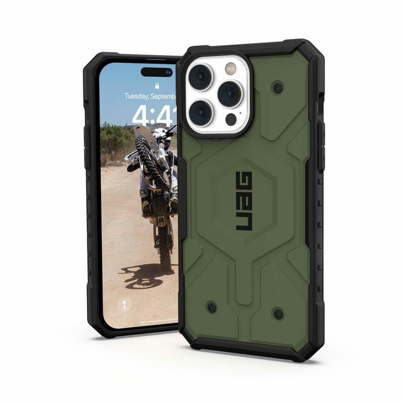 Чeхол-накладка Urban Armor Gear Pathfinder Magsafe для Apple iPhone 14 Pro Max Olive (114055117272)