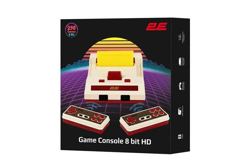 Игровая приставка 2E 8bit HDMI с двумя беспроводными геймпадами (2E8BHDWS288)