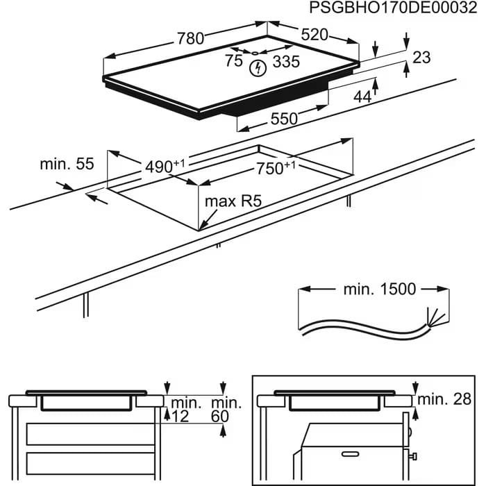 Варильна поверхня Electrolux EIP8146