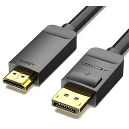 Кабель Vention DisplayPort - HDMI (M/M), 1 м, Black (HAGBF)