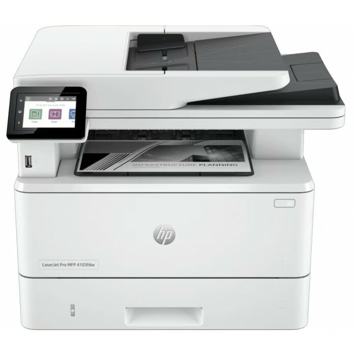 Багатофункціональний пристрій А4 HP LaserJet Pro 4103fdw з Wi-Fi (2Z629A)