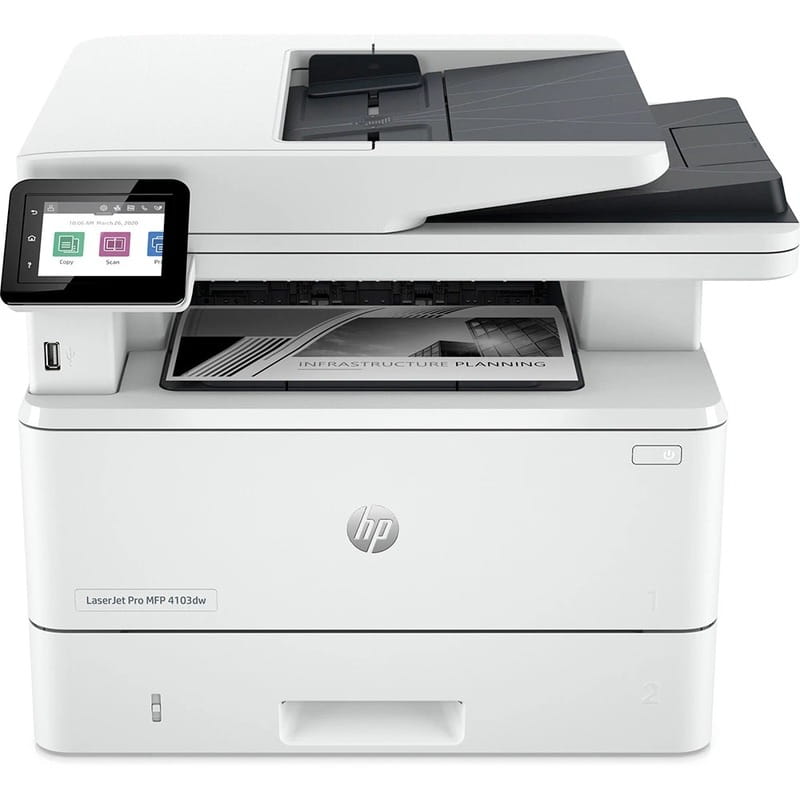 Багатофункціональний пристрій А4 HP LaserJet Pro 4103dw з Wi-Fi (2Z627A)