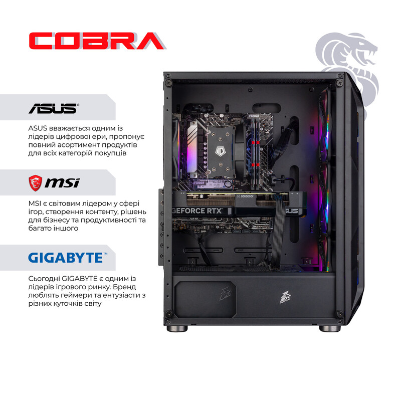 Персональный компьютер COBRA Gaming (A76.32.S10.47T.17366)