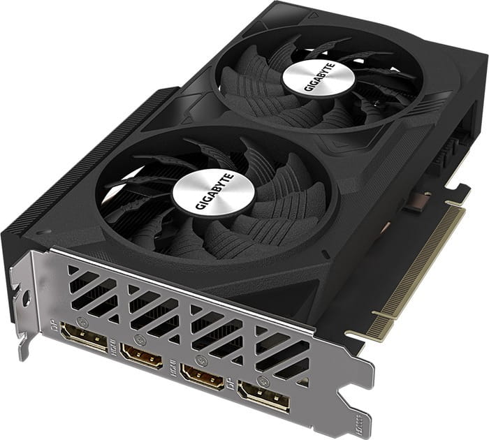Видеокарта GF RTX 4060 8GB GDDR6 WindForce OC Gigabyte (GV-N4060WF2OC-8GD)