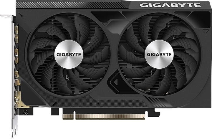 Видеокарта GF RTX 4060 8GB GDDR6 WindForce OC Gigabyte (GV-N4060WF2OC-8GD)
