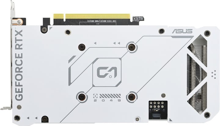 Відеокарта GF RTX 4060 Ti  8GB GDDR6 Dual OC White Asus (DUAL-RTX4060TI-O8G-WHITE)