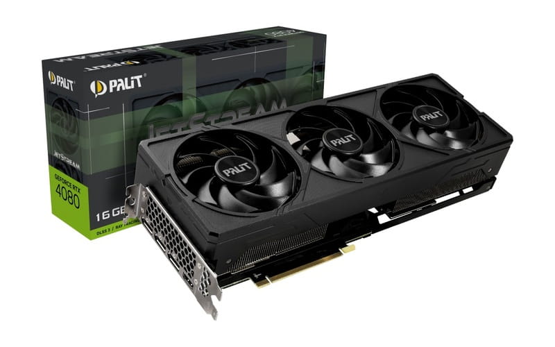 Видеокарта GF RTX 4080 16GB GDDR6X JetStream Palit (NED4080019T2-1032J)