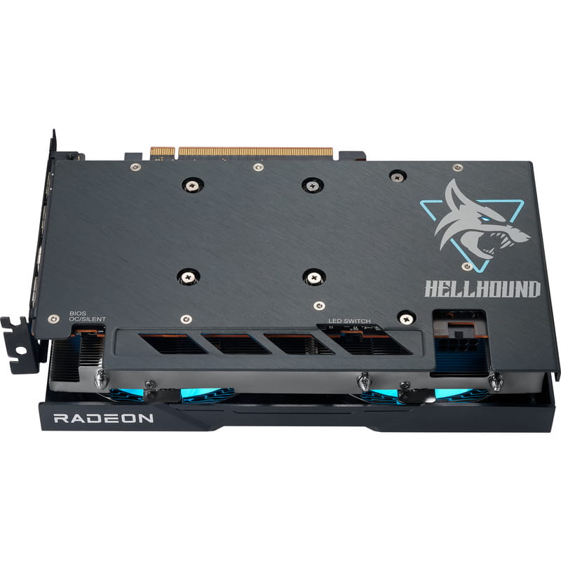 Видеокарта AMD Radeon RX 7600 8GB GDDR6 Hellhound PowerColor (RX 7600 8G-L/OC)