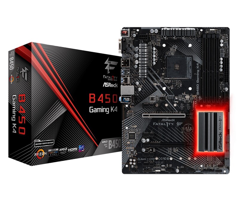 Материнская плата ASRock Fatal1ty B450 Gaming K4 Socket AM4