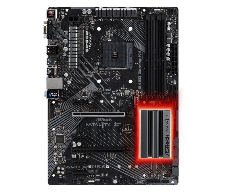 Материнская плата ASRock Fatal1ty B450 Gaming K4 Socket AM4