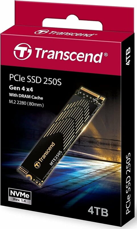 Накопитель SSD 4TB Transcend MTE250H M.2 2280 PCIe 4.0 x4 3D TLC (TS4TMTE250S)