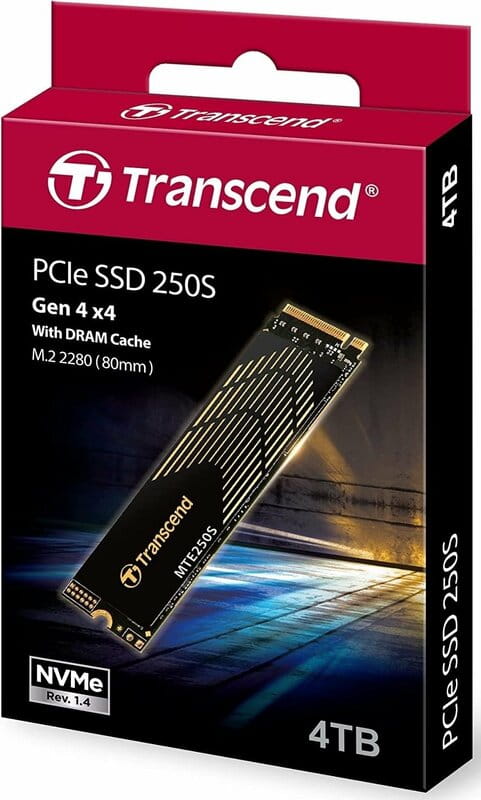 Накопичувач SSD 4TB Transcend MTE250H M.2 2280 PCIe 4.0 x4 3D TLC (TS4TMTE250S)