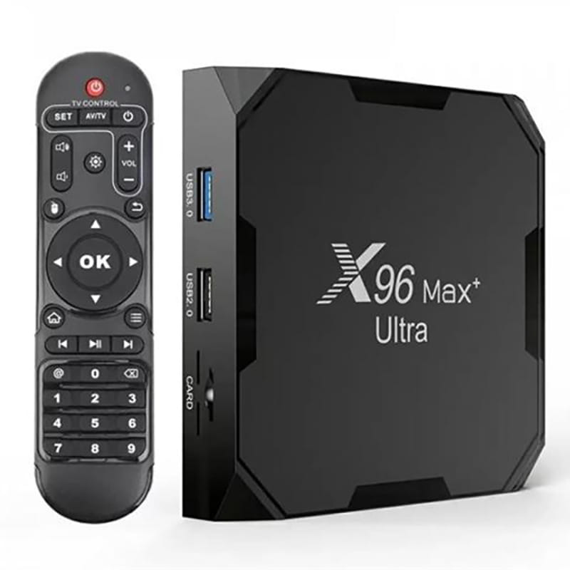 HD медиаплеер X96 MAX Plus Ultra Android TV (905x4/4GB/32GB)