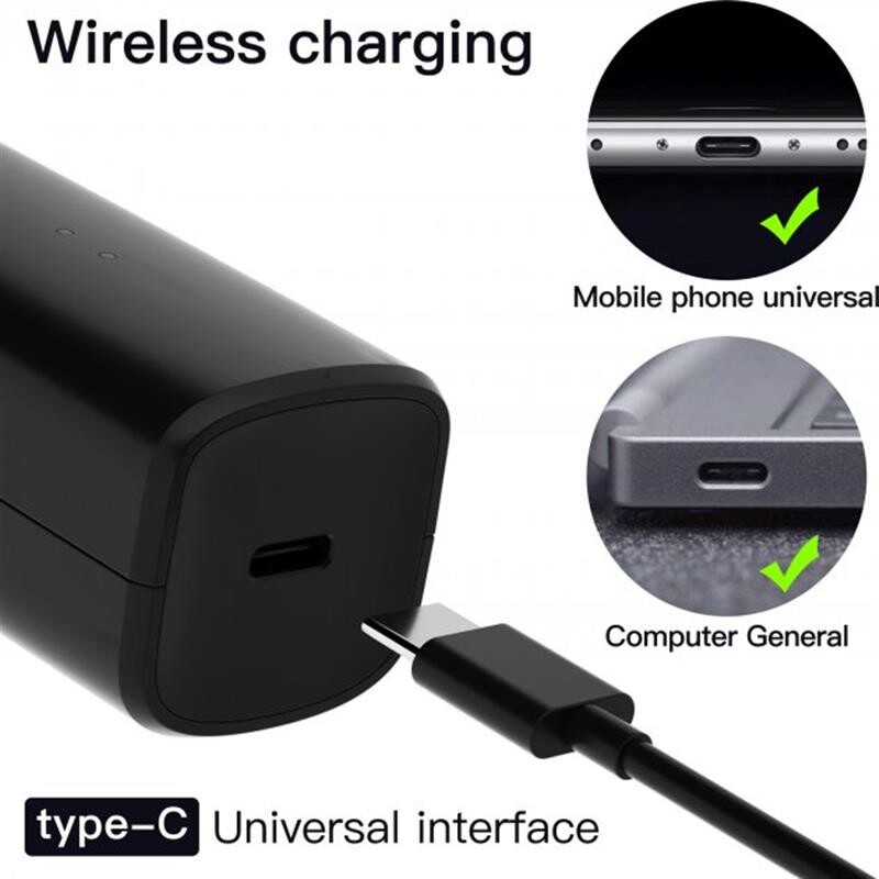 Машинка для стрижки Xiaomi Enchen Boost Black Set + Пеньюар и ножницы