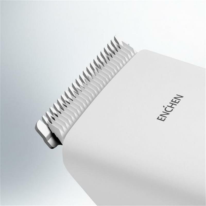 Машинка для стрижки Xiaomi Enchen Boost White Set + Пеньюар и ножницы