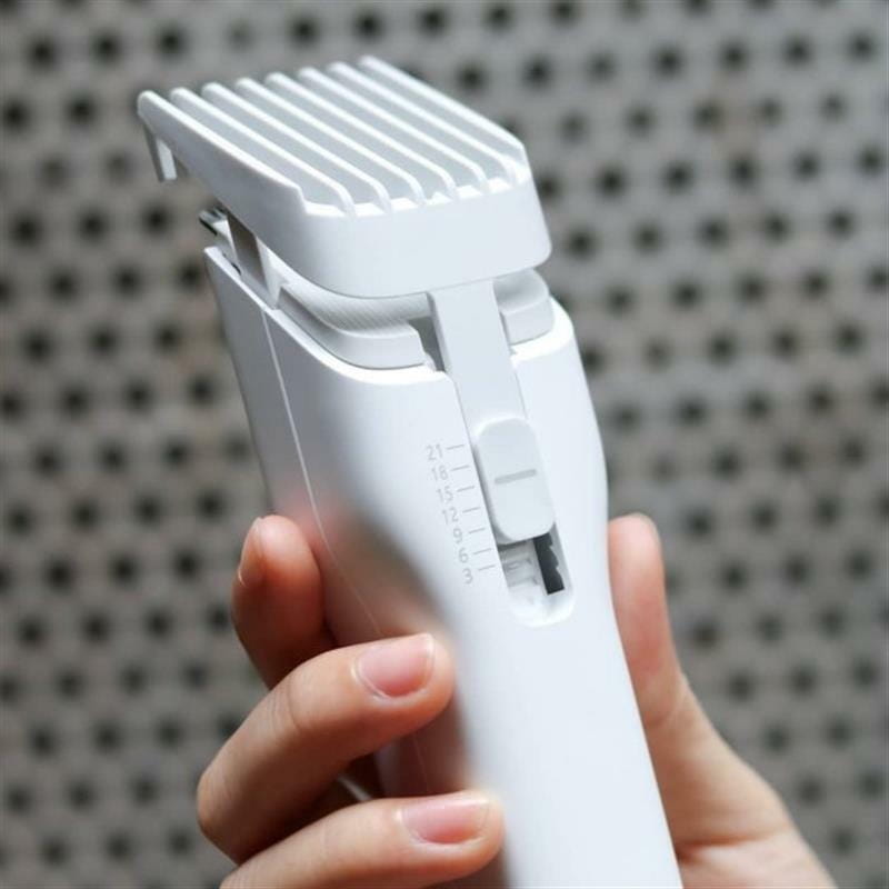 Машинка для стрижки Xiaomi Enchen Boost White Set + Пеньюар и ножницы
