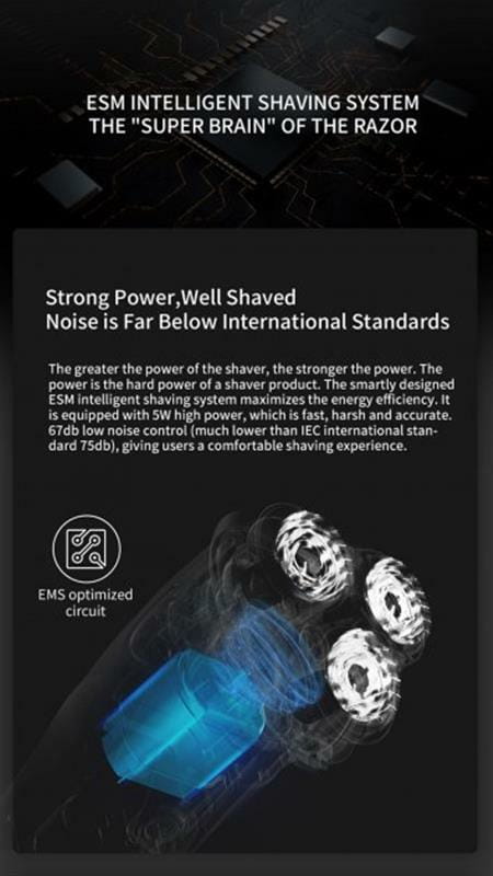 Электробритва Enchen Steel 3s Silver