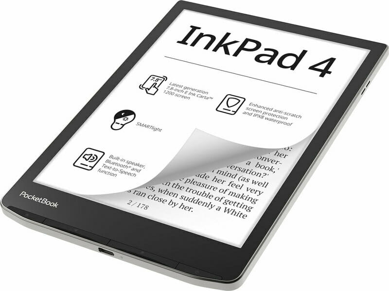 Электронная книга PocketBook 743G InkPad 4 Stundust Silver (PB743G-U-CIS)