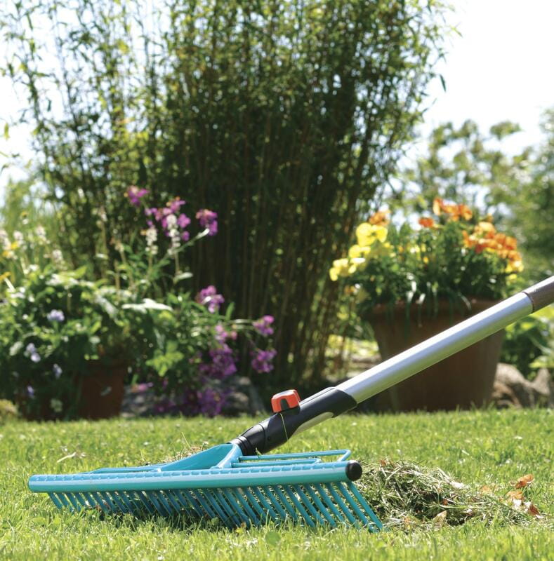 Грабли Gardena Combisystem стальные для очистки газонов, 60 см (03381-20.000.00)