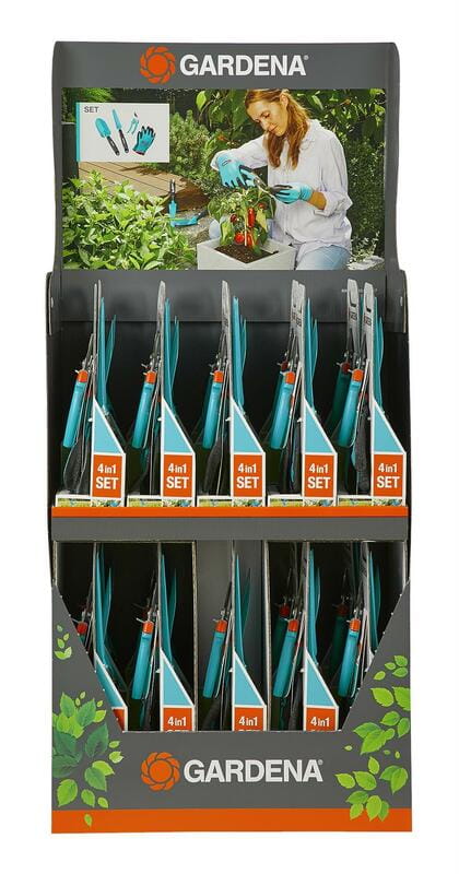 Комплект садовых инструментов Gardena Classic Ergo (арт.8950,8935,8754,11511) (08965-30.000.00)