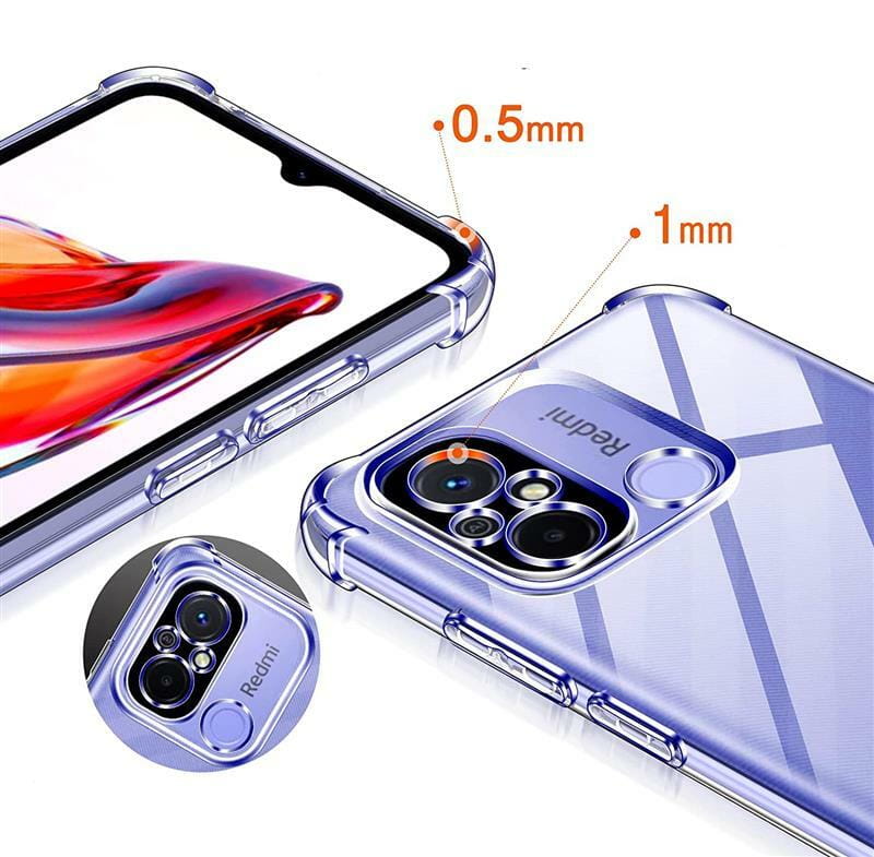 Чехол-накладка BeCover Anti-Shock для Xiaomi Redmi 12C Clear (709176)