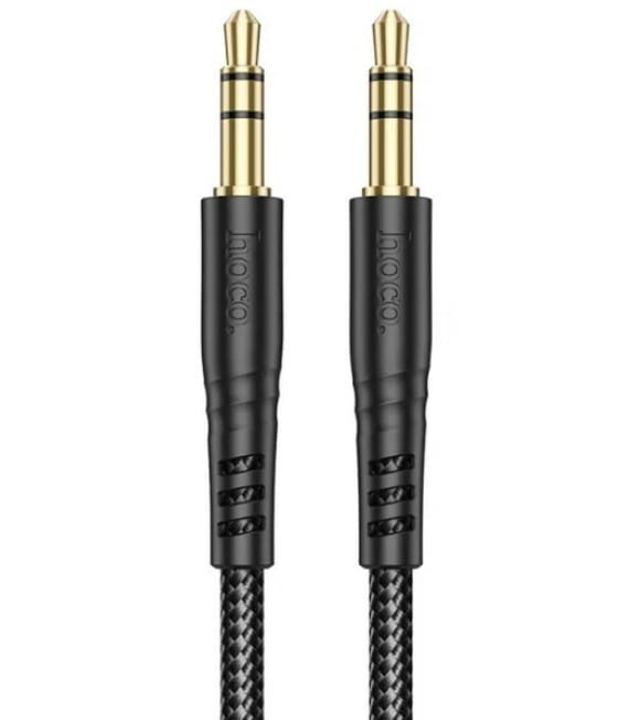 Аудио-кабель Hoco UPA24 3.5мм - 3.5 мм (M/M), 1 м, Black (UPA241B)