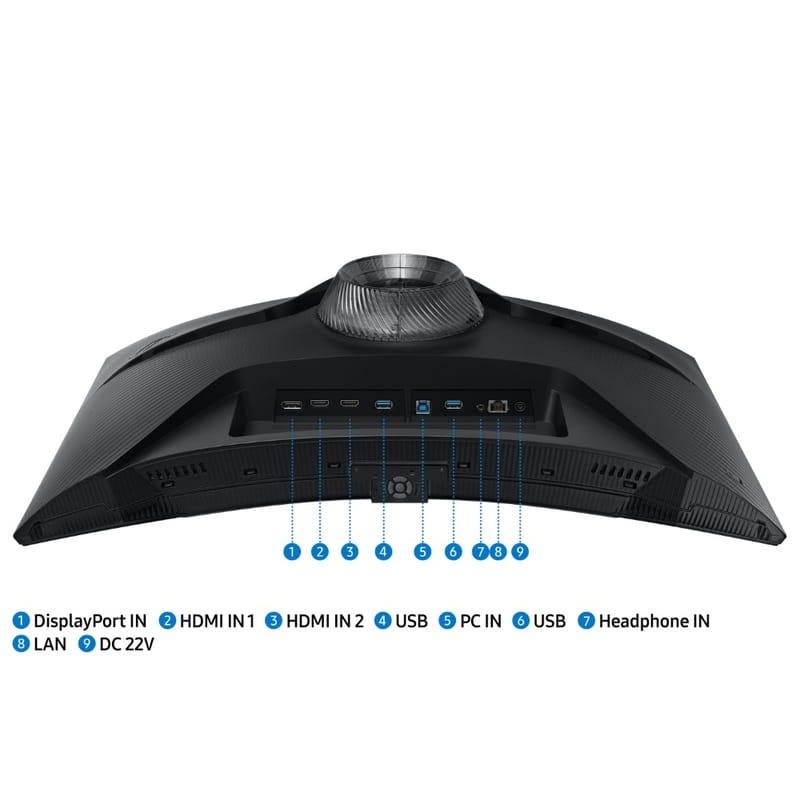 Монитор Samsung 27" Odyssey G6 LS27BG650E (LS27BG650EIXUA) VA Black Curved 240Hz