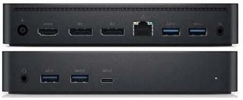 Photos - Card Reader / USB Hub Dell Док-станція  USB 3.0 or USB-C Universal Dock D6000  452-BCYH (452-BCYH)