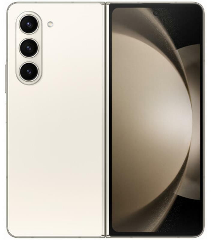 Смартфон Samsung Galaxy Fold5 SM-F946 512GB Dual Sim Cream (SM-F946BZECSEK)