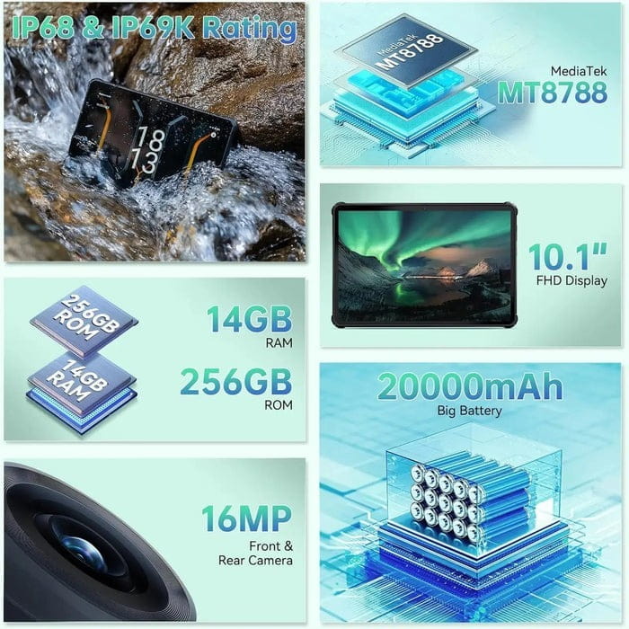 Планшет Oukitel RT6 8/256GB 4G Dual Sim Orange