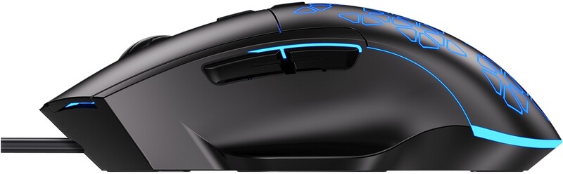 Мышь Aula F812 Wired gaming mouse with 7 keys Black (6948391213132)