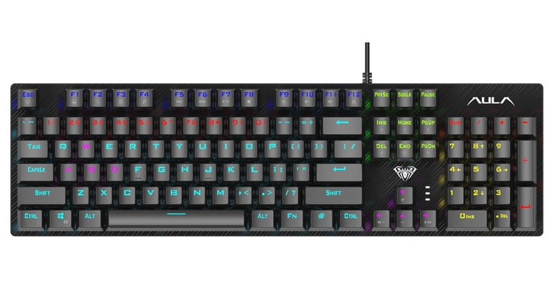 Клавиатура Aula Mechanical S2022 Black keycap KRGD blue (6948391240527)