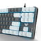 Фото - Клавіатура Aula Mechanical F3287 White/Grey keycap KRGD blue (6948391240688) | click.ua