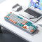 Фото - Клавіатура Aula Mechanical F2088 PRO White/Blue, plus 9 Orange keys KRGD blue (6948391234908) | click.ua